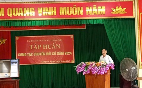 Tập huấn công tác tuyển đổi số 